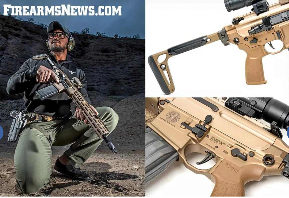 Приклад стандартный, прочный и хорошо работает. Он надежно фиксируется на месте, но также легко складывается для хранения. С левой стороны нижней части ствольной коробки вы найдете увеличенный рычаг останова затвора, амбидекстральную кнопку выброса магазина и предохранитель